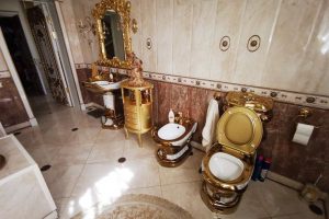Russische gouden wc